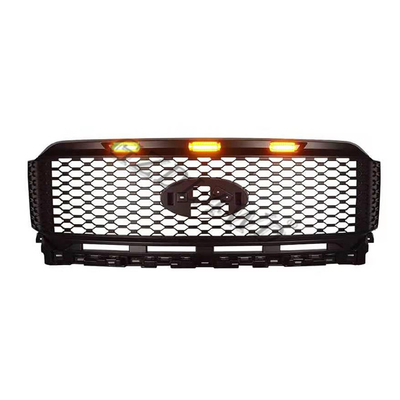 2021 2022 High Quality Wholesale Products Car Body Parts Accessories Front Grille With Led Lamp For Ford F150