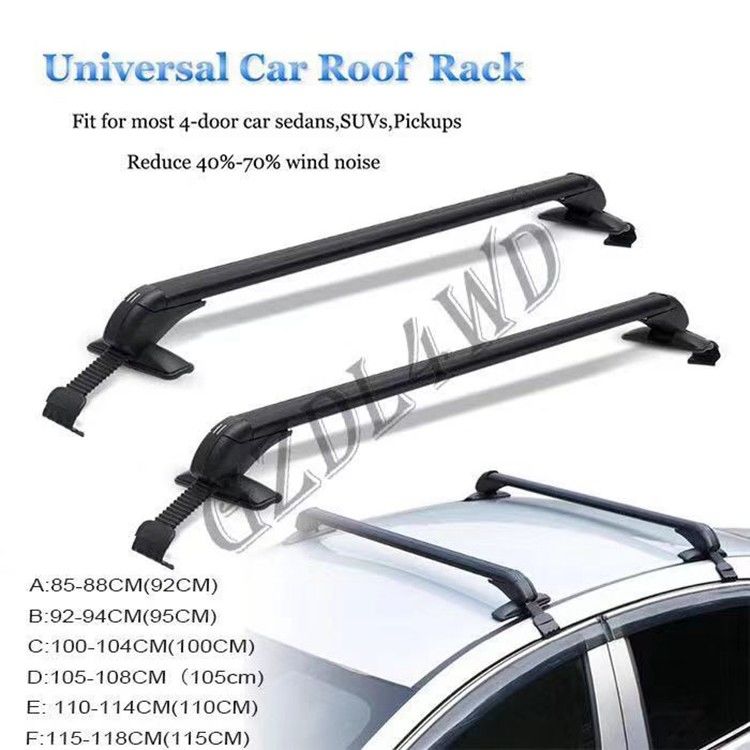 A - F Style  Black / White Color Roof Rack Bar Aluminum Alloy For 4x4 Offroad Pickup