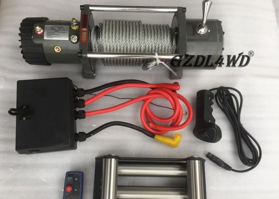 Guincho 12v automotivo bonde 24v 8000lbs do guiador de Off Road mini para ATV